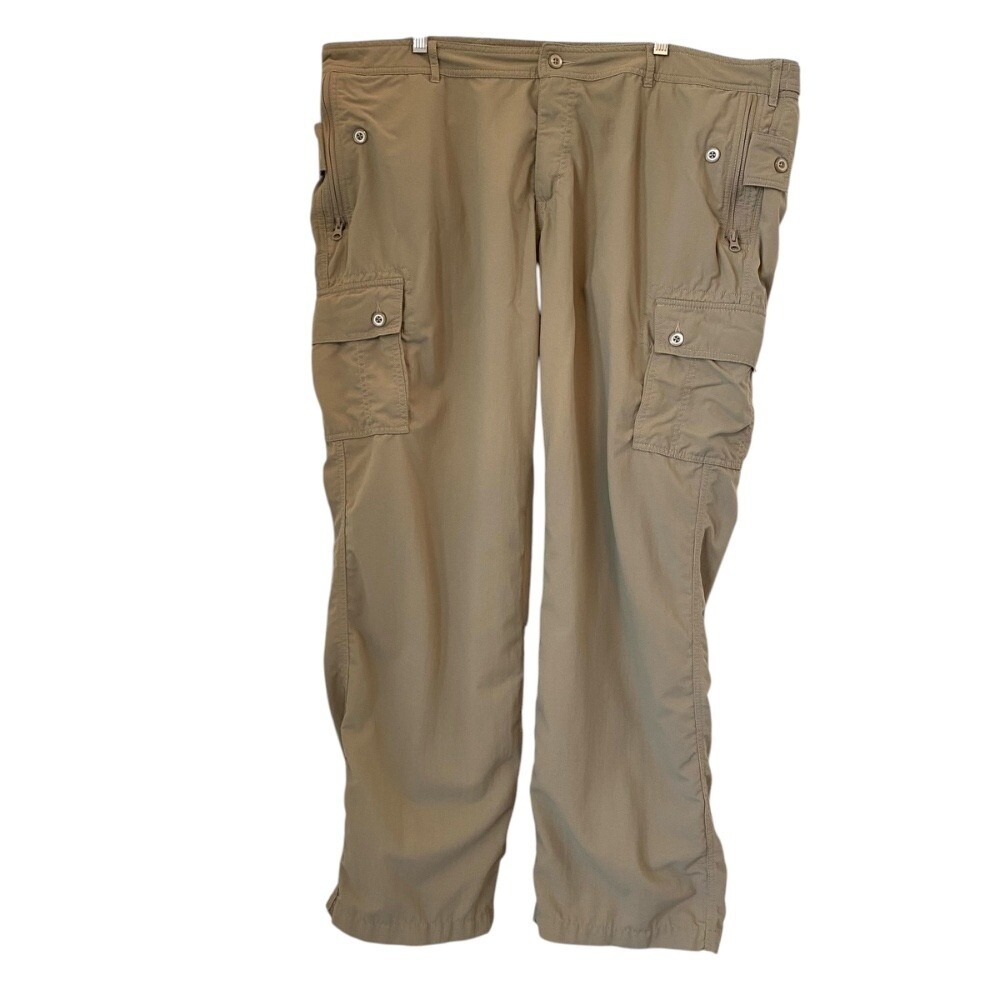 Clothing Arts Pants Men's Khaki Tan 42x32 Cargo P Cubed Pick Pocket Proof Travel